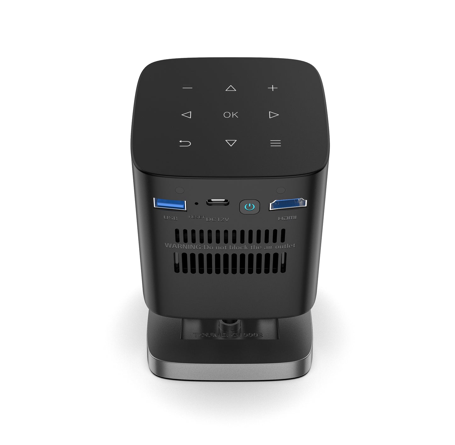 Toumei C1000 Mini Projector with WiFi and Bluetooth Built-in Battery & Speaker
