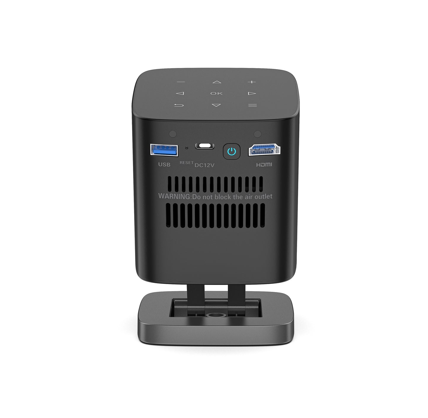 Toumei C1000 Mini Projector with WiFi and Bluetooth Built-in Battery & Speaker