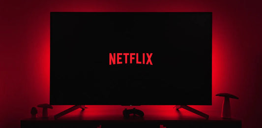 Netflix logo – stream your favorite shows on a smart projector