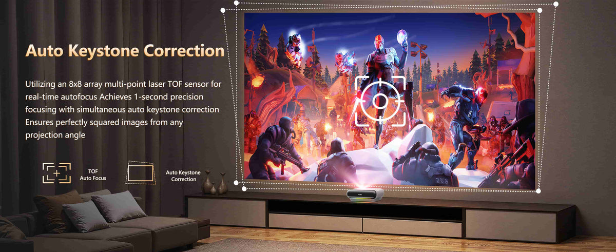 Toumei S1 Ultra Short Throw Smart Projector