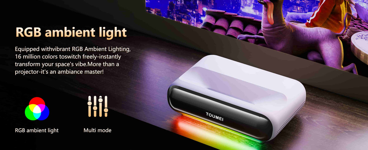 Toumei S1 Ultra Short Throw Smart Projector