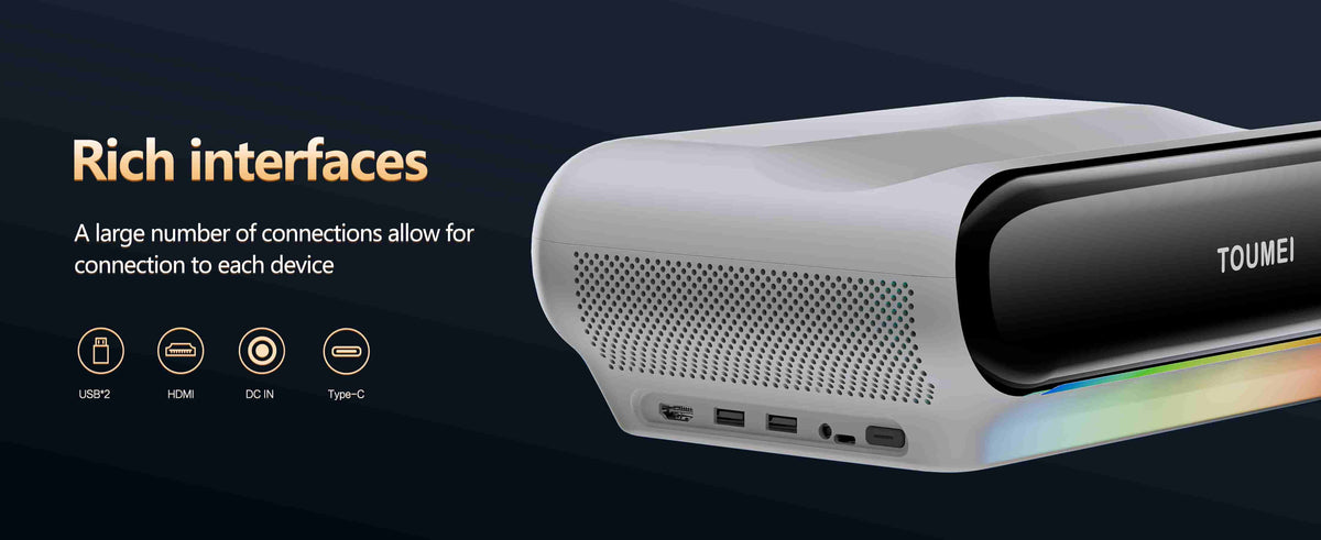 Toumei S1 Ultra Short Throw Smart Projector