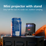 Toumei C1000 Mini Projector with WiFi and Bluetooth Built-in Battery & Speaker