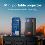Toumei C900 Portable Mini DLP Projectors With Battery