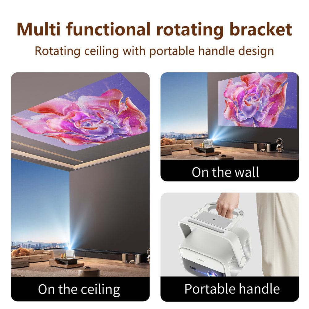 Toumei S7 Projector 1080P HD 600 ANSI DLP Projector