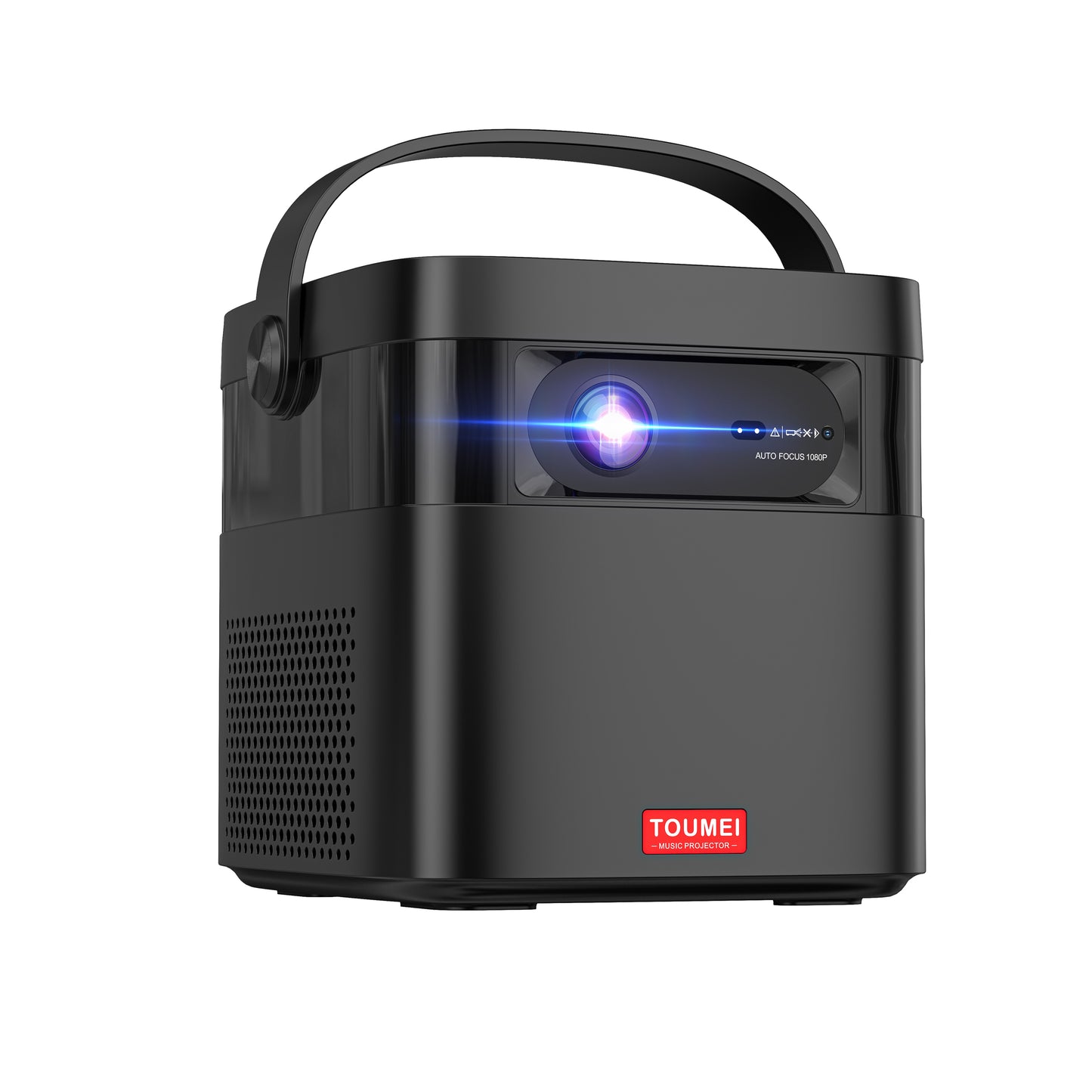 Toumei M2 TV Projector Netflix Officially Licensed 1080P Smart Mini Projector with WiFi and Bluetooth 2.2 Hours of Playtime 120-Inch Display