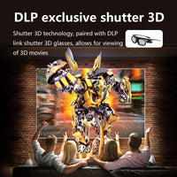 Toumei M1 With WiFi and Bluetooth 1080P Built-in Battery Mini Projector