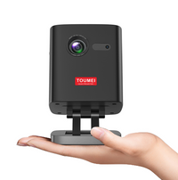 Toumei C1000 Mini Projector with WiFi and Bluetooth Built-in Battery & Speaker