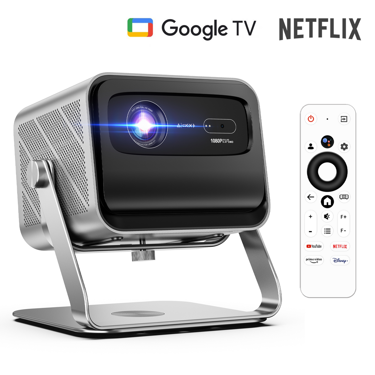 Toumei X6 TV Projector Official Netflix 1600 ANSI 200-Inch Display