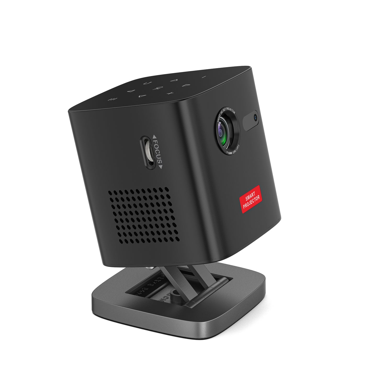 C1000 Mini Projector with WiFi and Bluetooth Built in Rechargeable Battery & Speaker for Phone/Laptop/PC/HDMI/USB